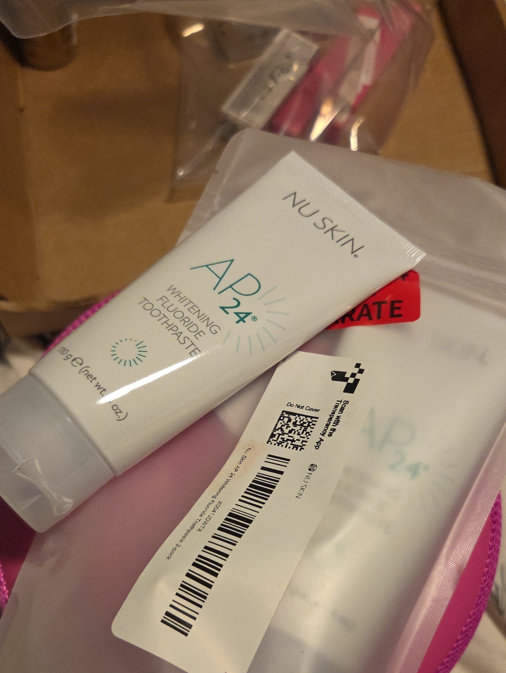 2-Nu Skin AP24 Whitening Fluoride Toothpaste — White